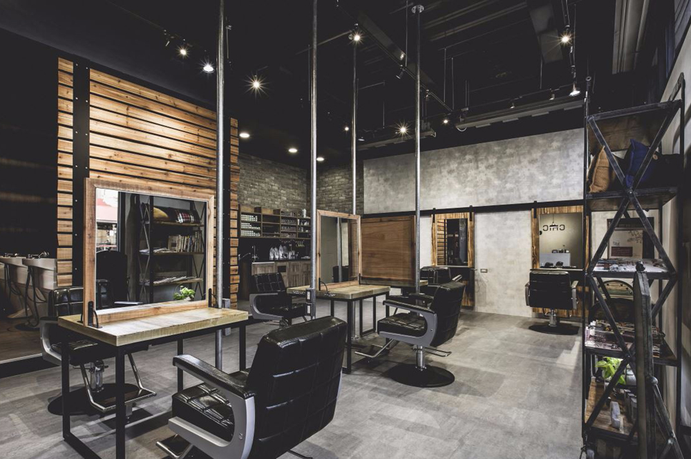 灰色理發店是什么裝修設計風格？